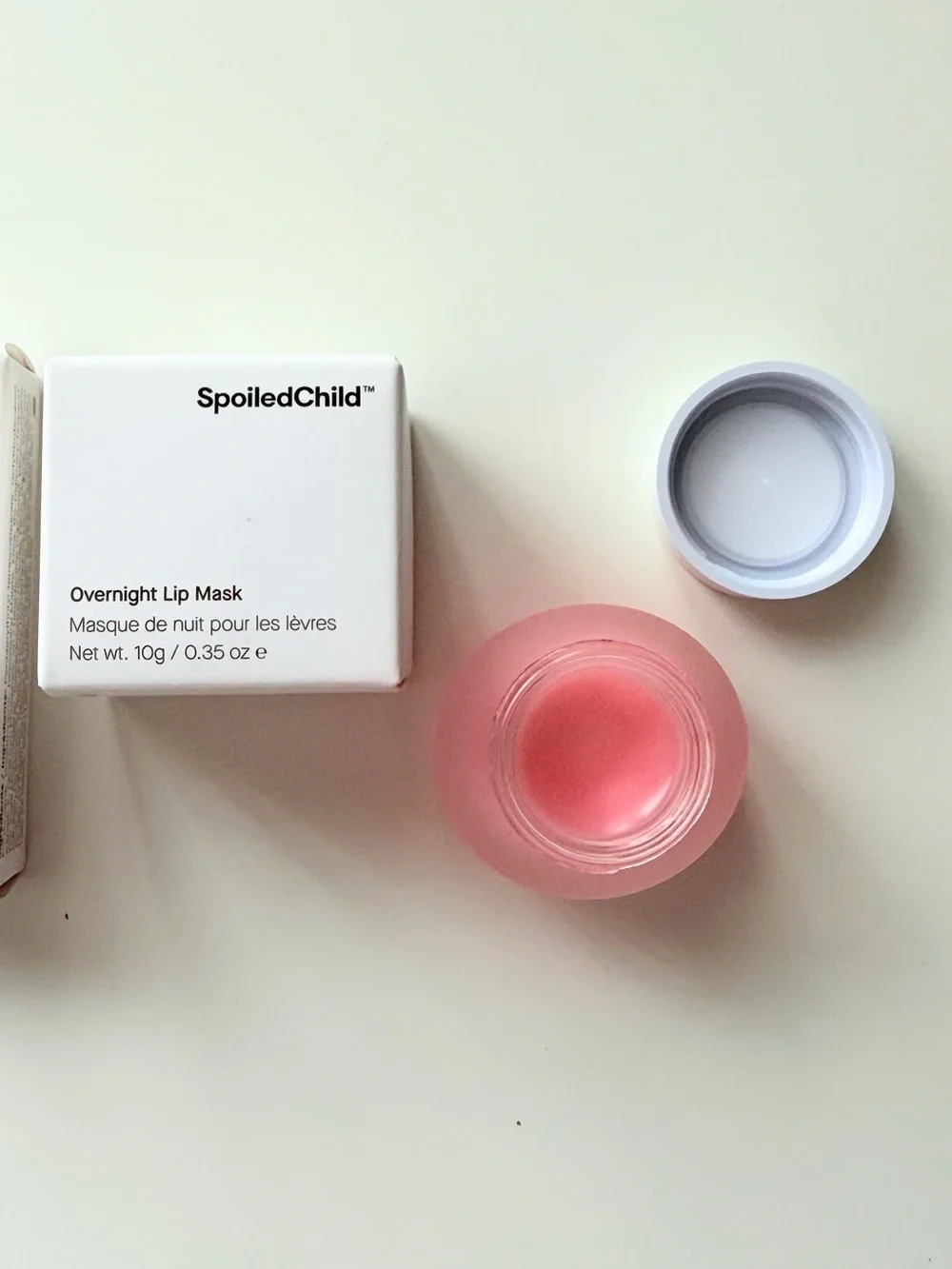 SpoiledChild Pink Tinted Lip Balm & Overnight Lip Mask Set